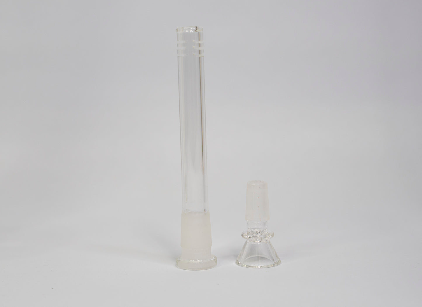 40cm Geometric Beaker with Matrix Perc and Colored Mouthpiece