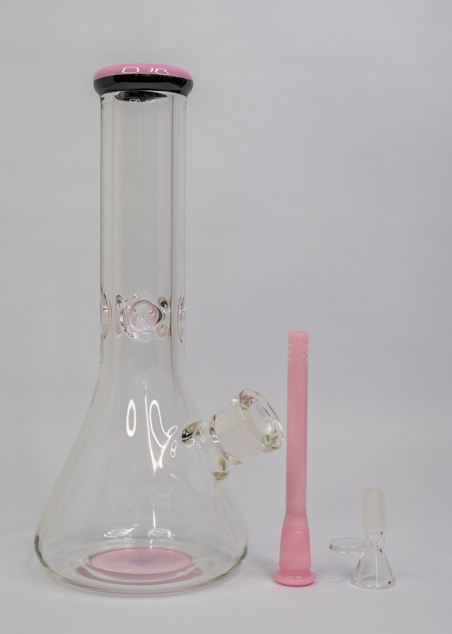 30cm Clear Beaker with Coloured Mouthpiece and Diffuser