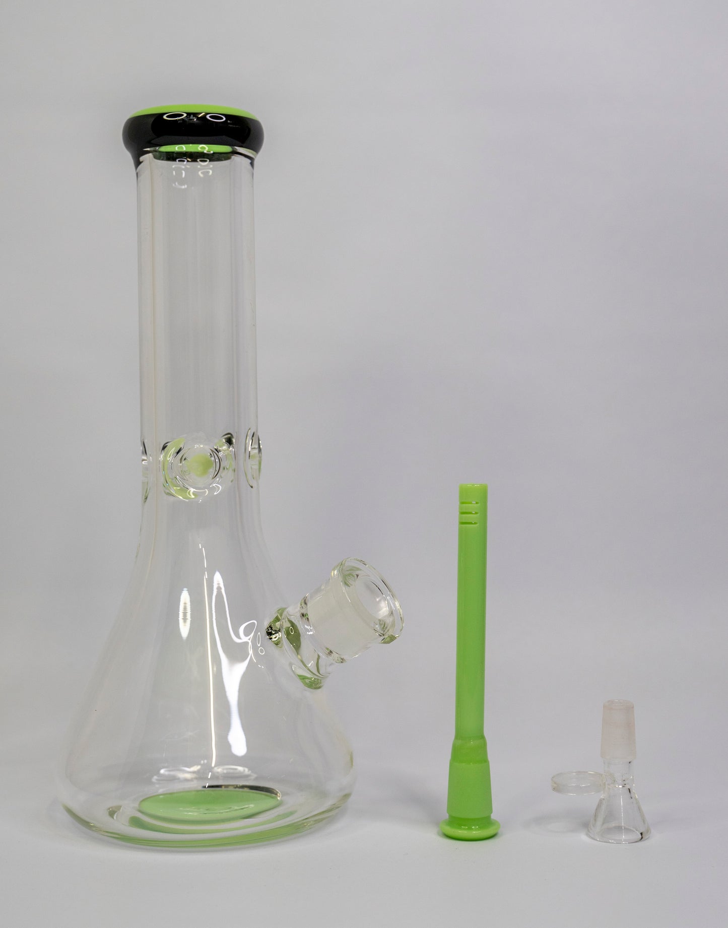 30cm Clear Beaker with Coloured Mouthpiece and Diffuser