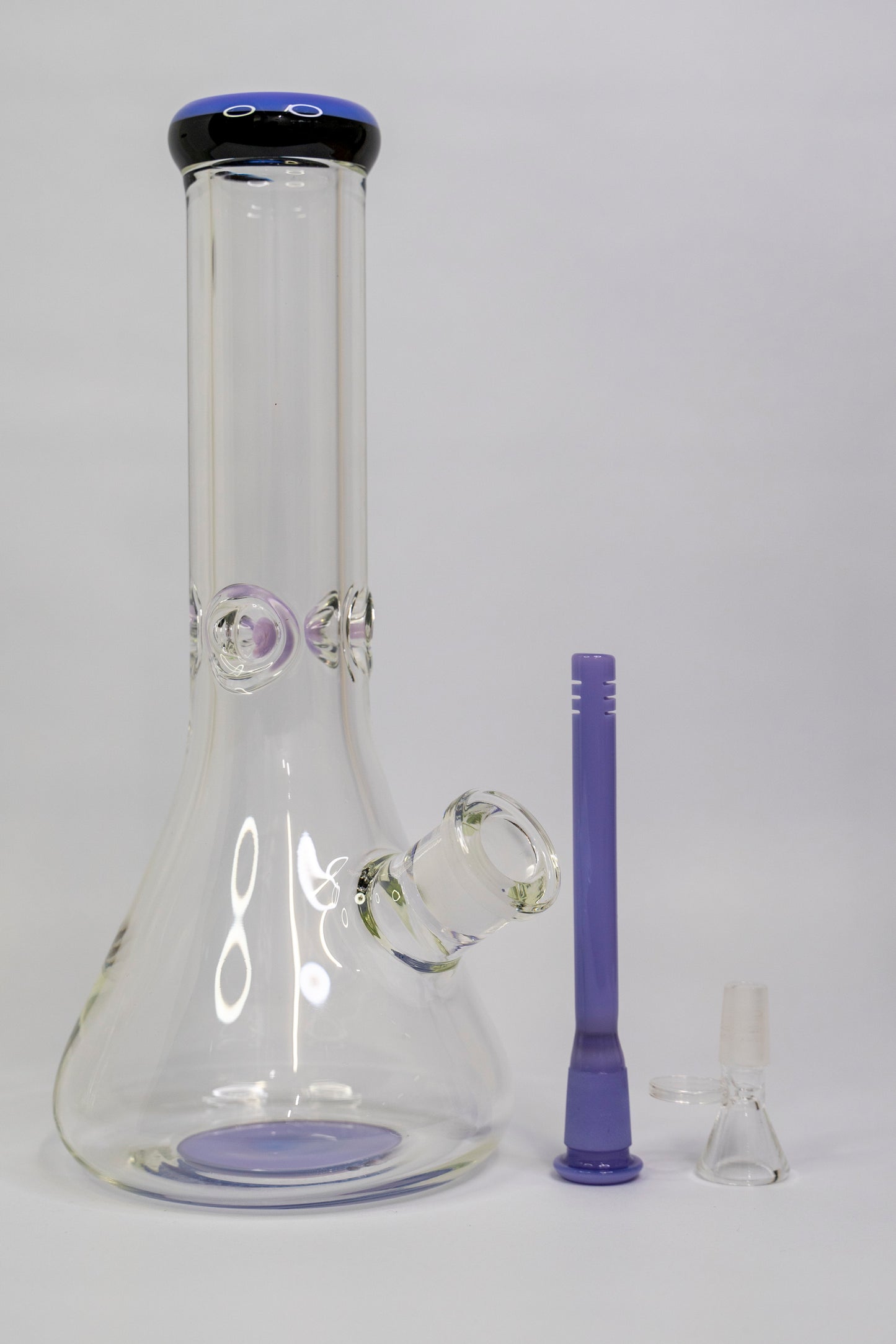 30cm Clear Beaker with Coloured Mouthpiece and Diffuser