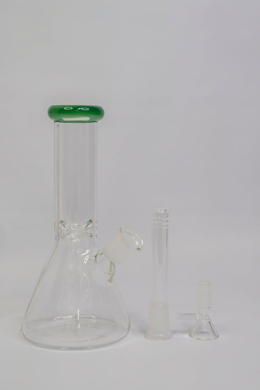 20cm Clear Beaker with Coloured Mouthpiece