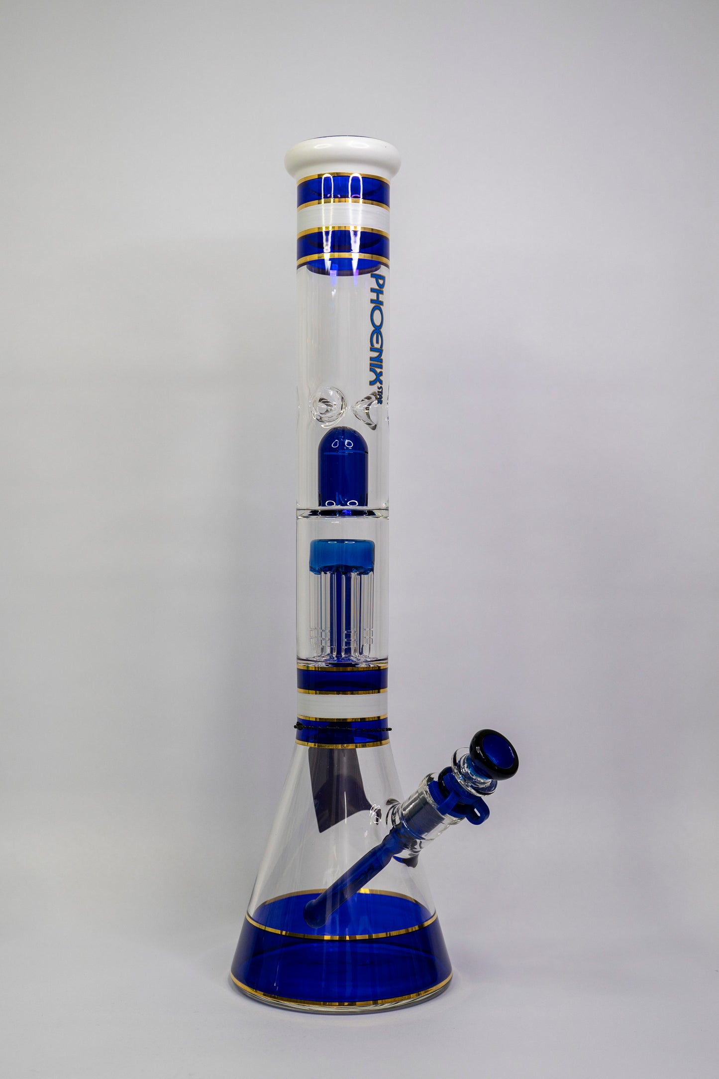 45cm PHOENIX Geometric Beaker with 8-arm Perc and UFO Perc