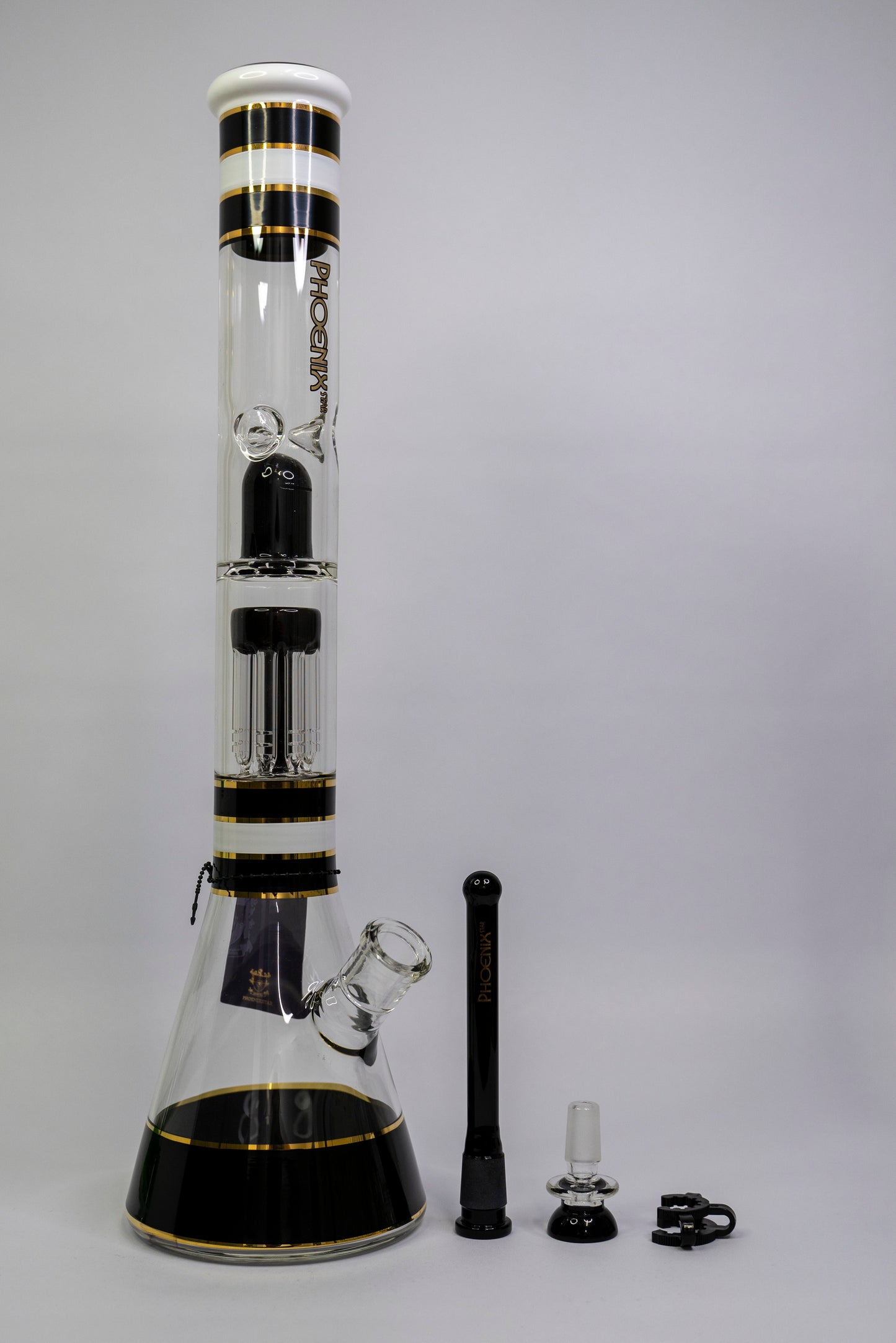 45cm PHOENIX Geometric Beaker with 8-arm Perc and UFO Perc