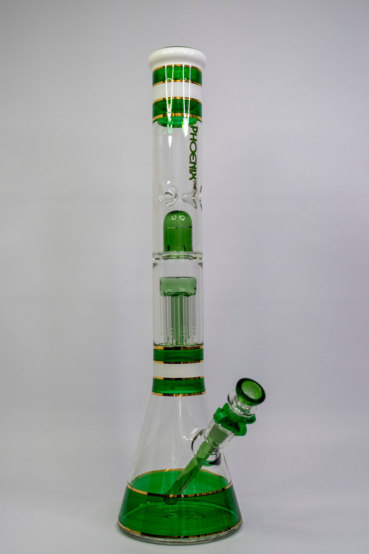 45cm PHOENIX Geometric Beaker with 8-arm Perc and UFO Perc